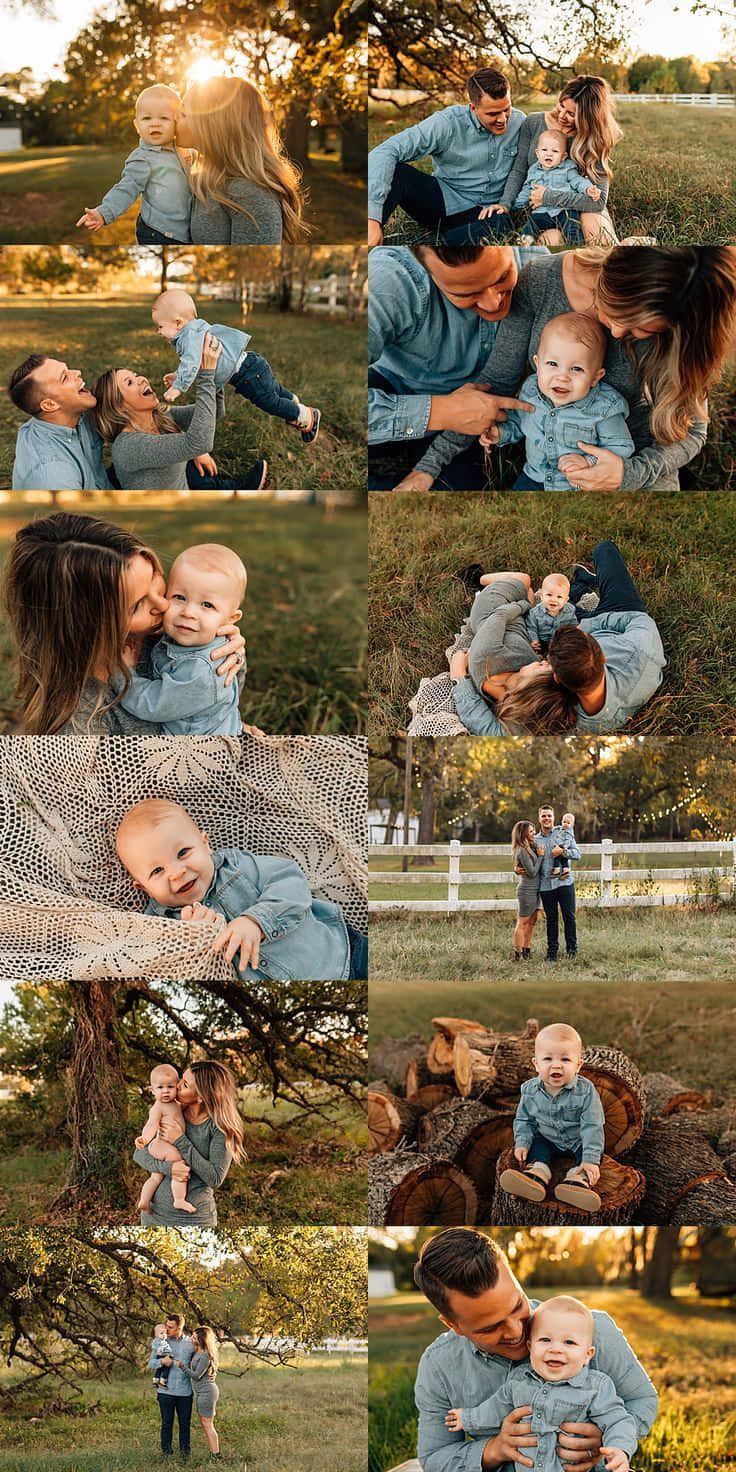 Vibrant Family Fall Collage Pictures 736 x 1472 Picture