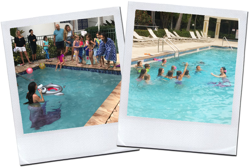 Family Fun Pool Day PNG