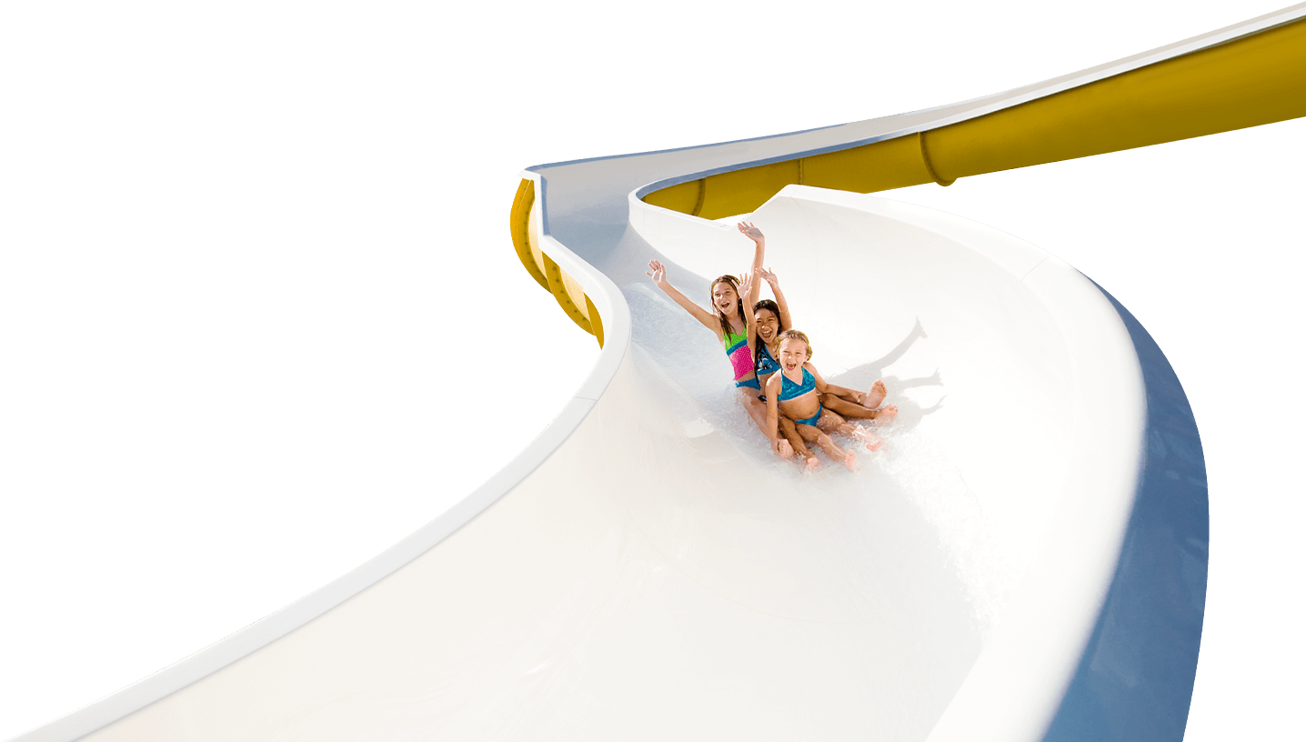 Family Fun Water Slide Adventure PNG