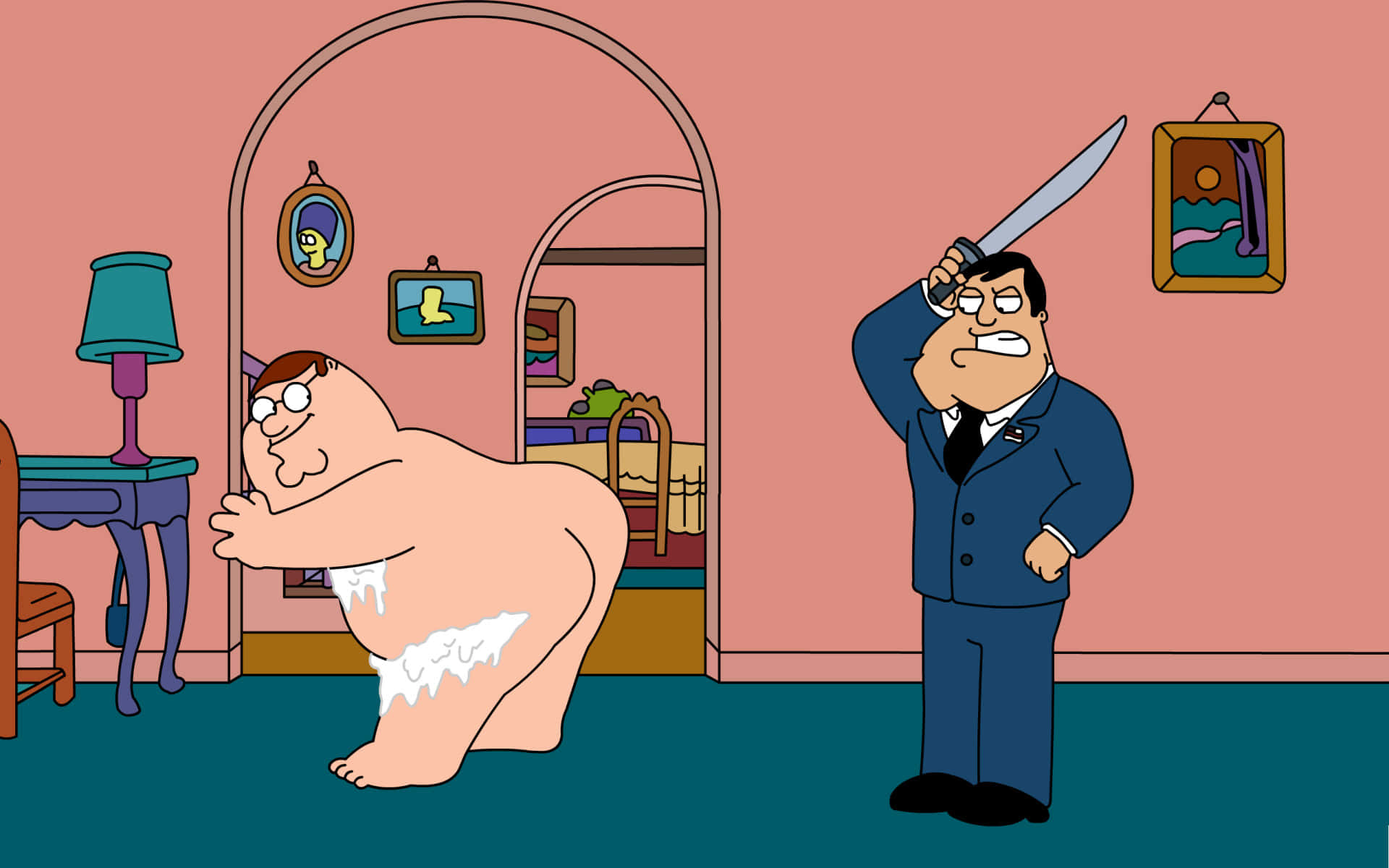 Petergriffin Og Andre Hovedpersoner I Family Guy-genoplivningen