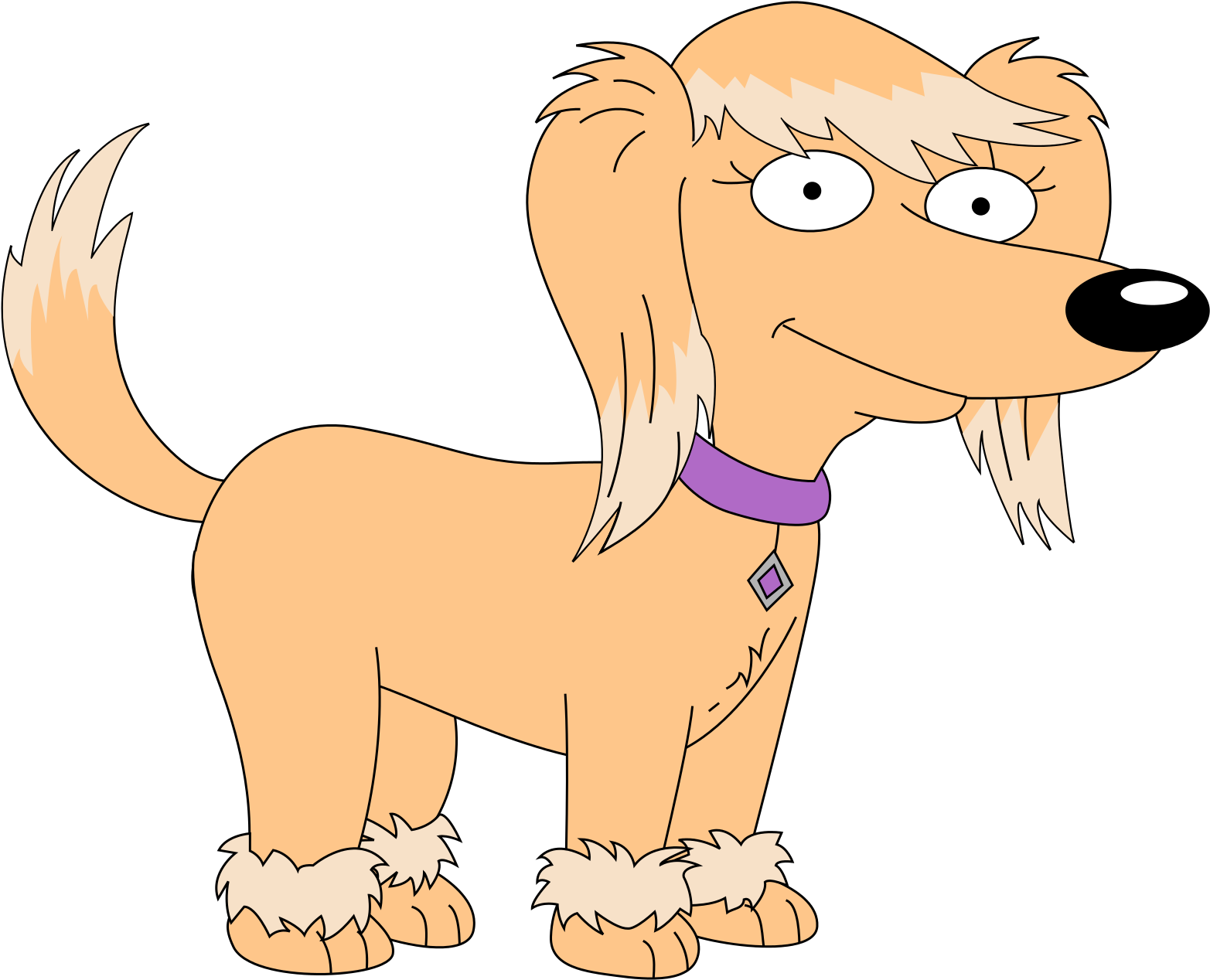 Family Guy Cartoon Dog PNG