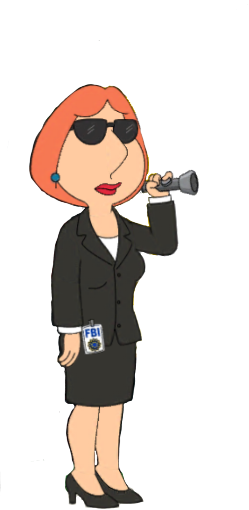 Family Guy F B I Agent Character PNG