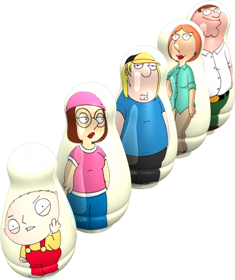 Family Guy Matryoshka Dolls PNG