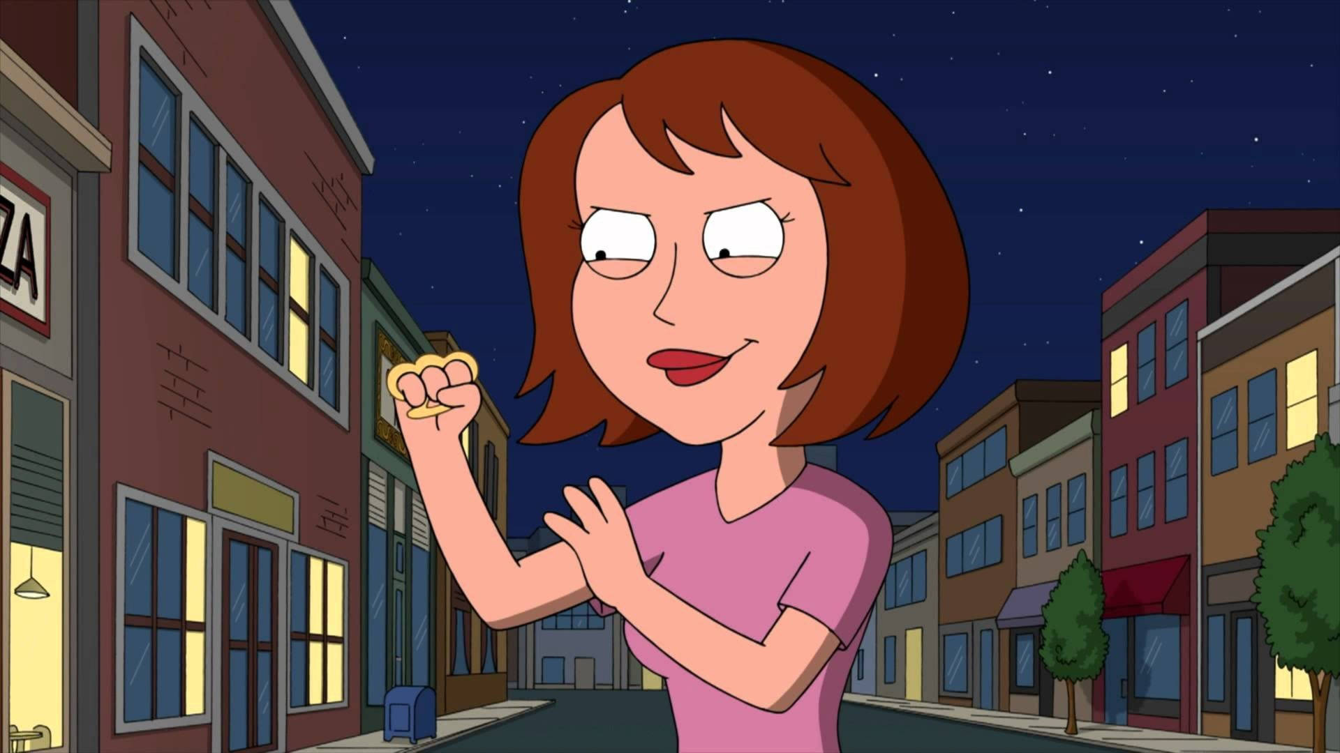 Family Guy Meg Griffin In Road Background