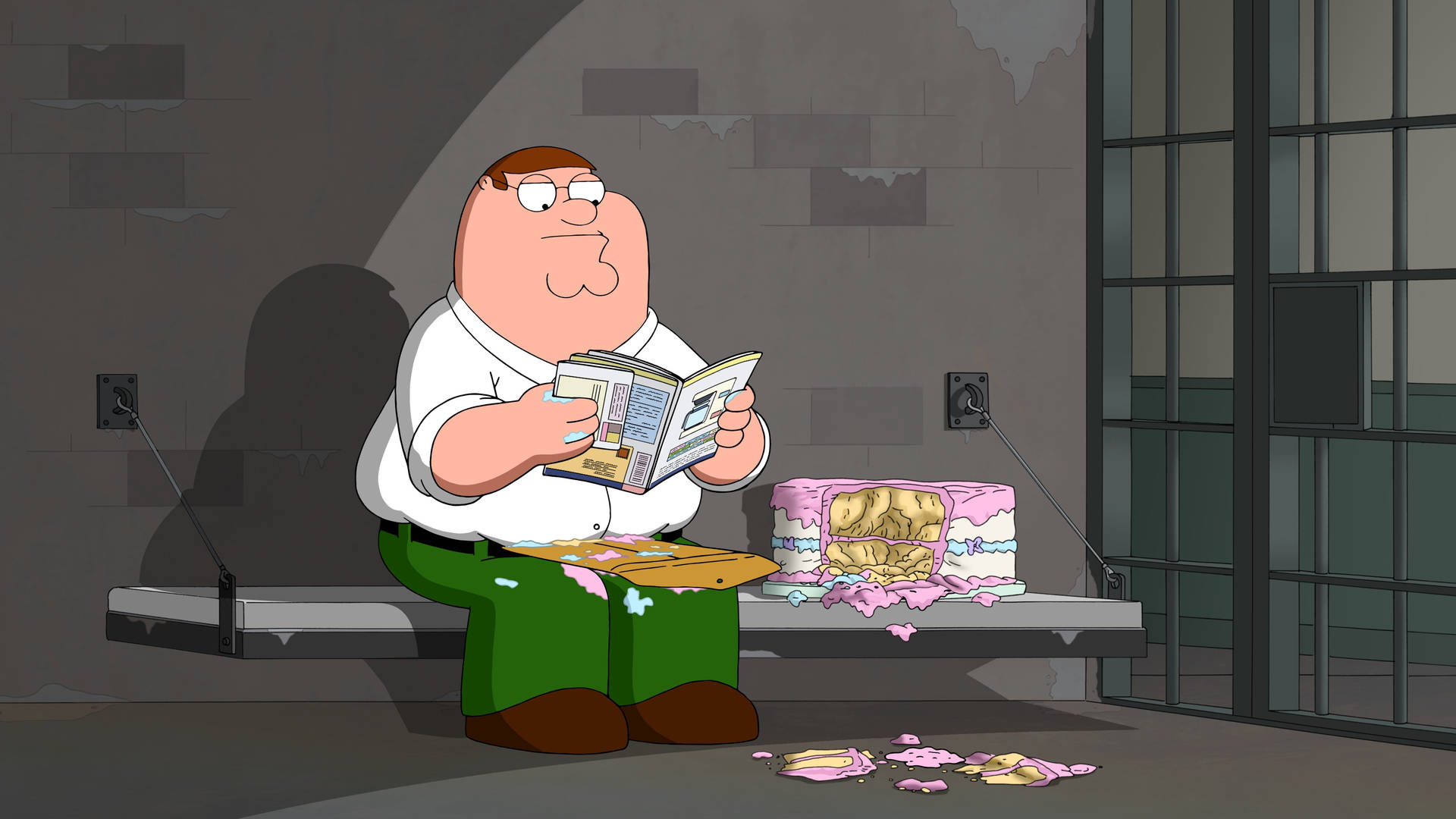 Family Guy Peter In Prison Background