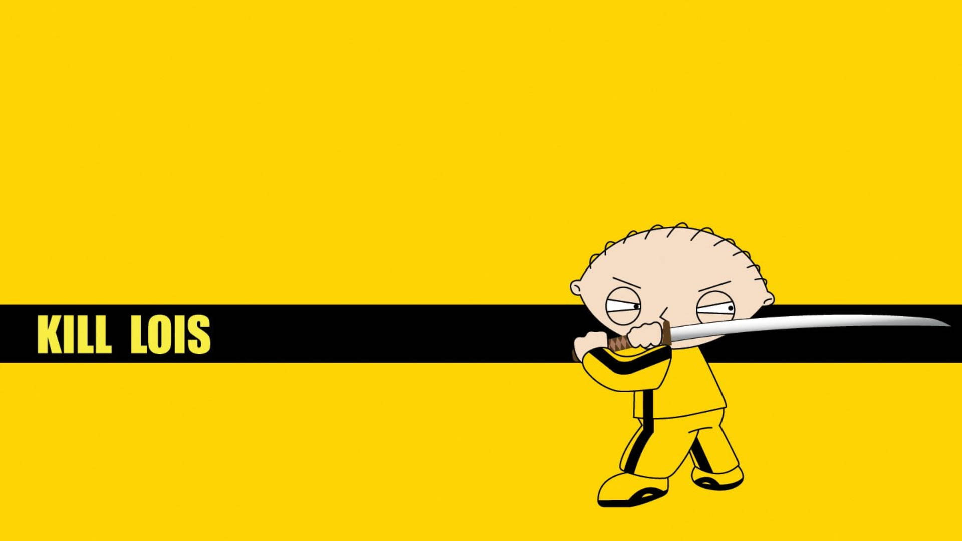 Family Guy Stewie Black And Yellow