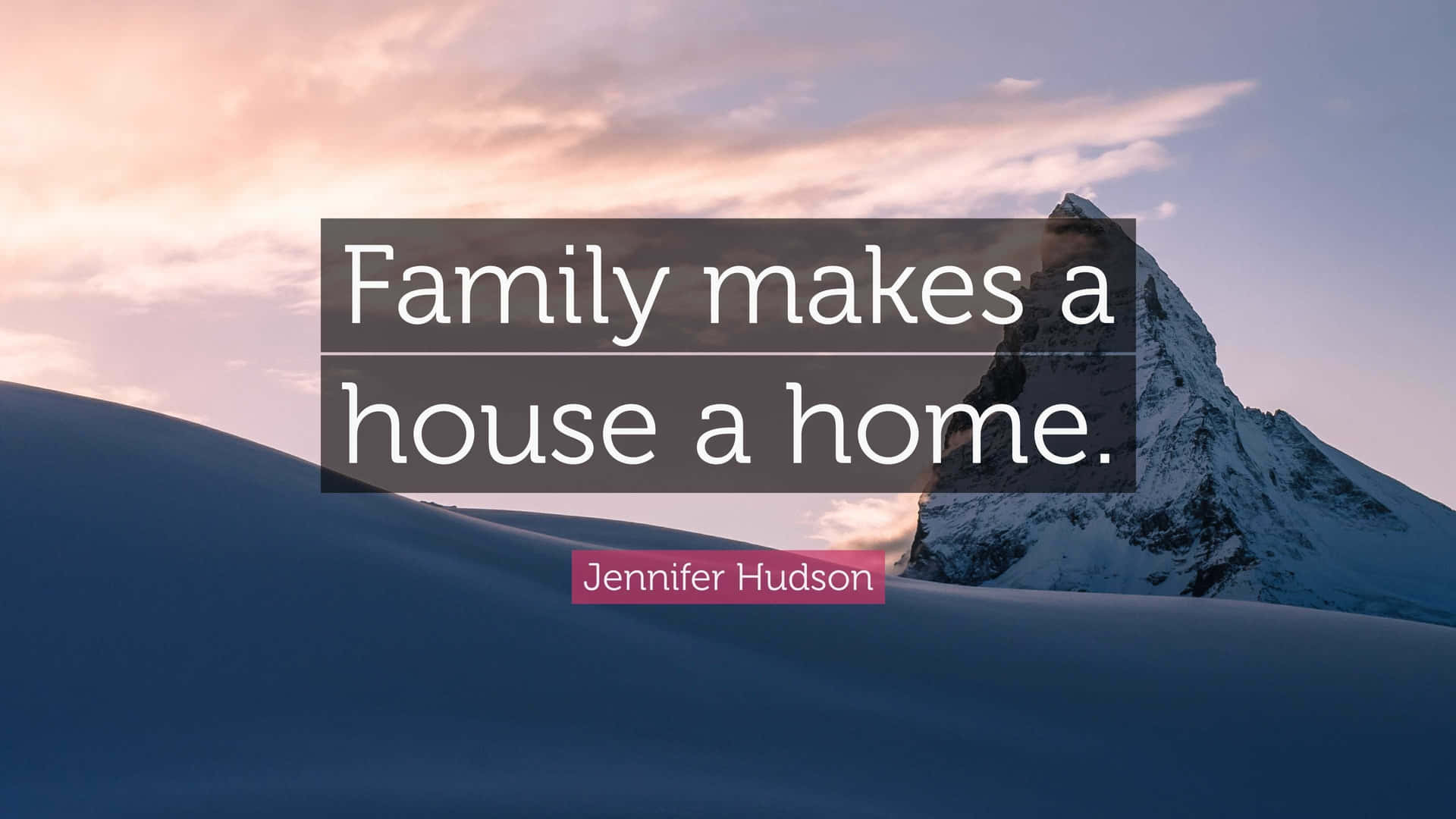 Family House Home Inspirational Quote Wallpaper