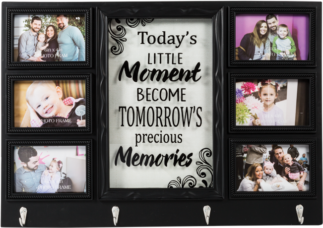 Family Memories Photo Frame Collage PNG