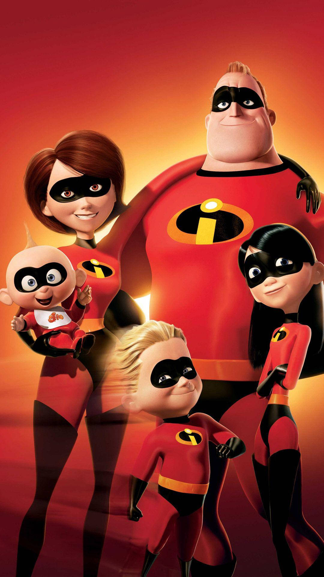 Family Photo Incredibles 2 Background