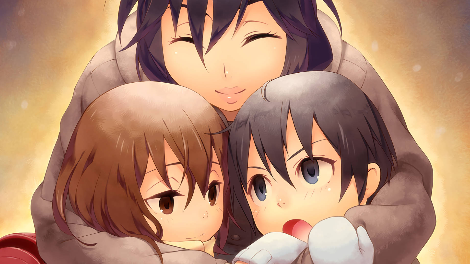 Family Picture Of Erased Characters Wallpaper