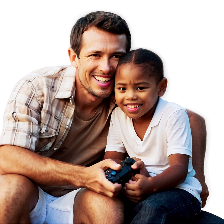 Download Family Playing Video Games Png Hjk75 | Wallpapers.com