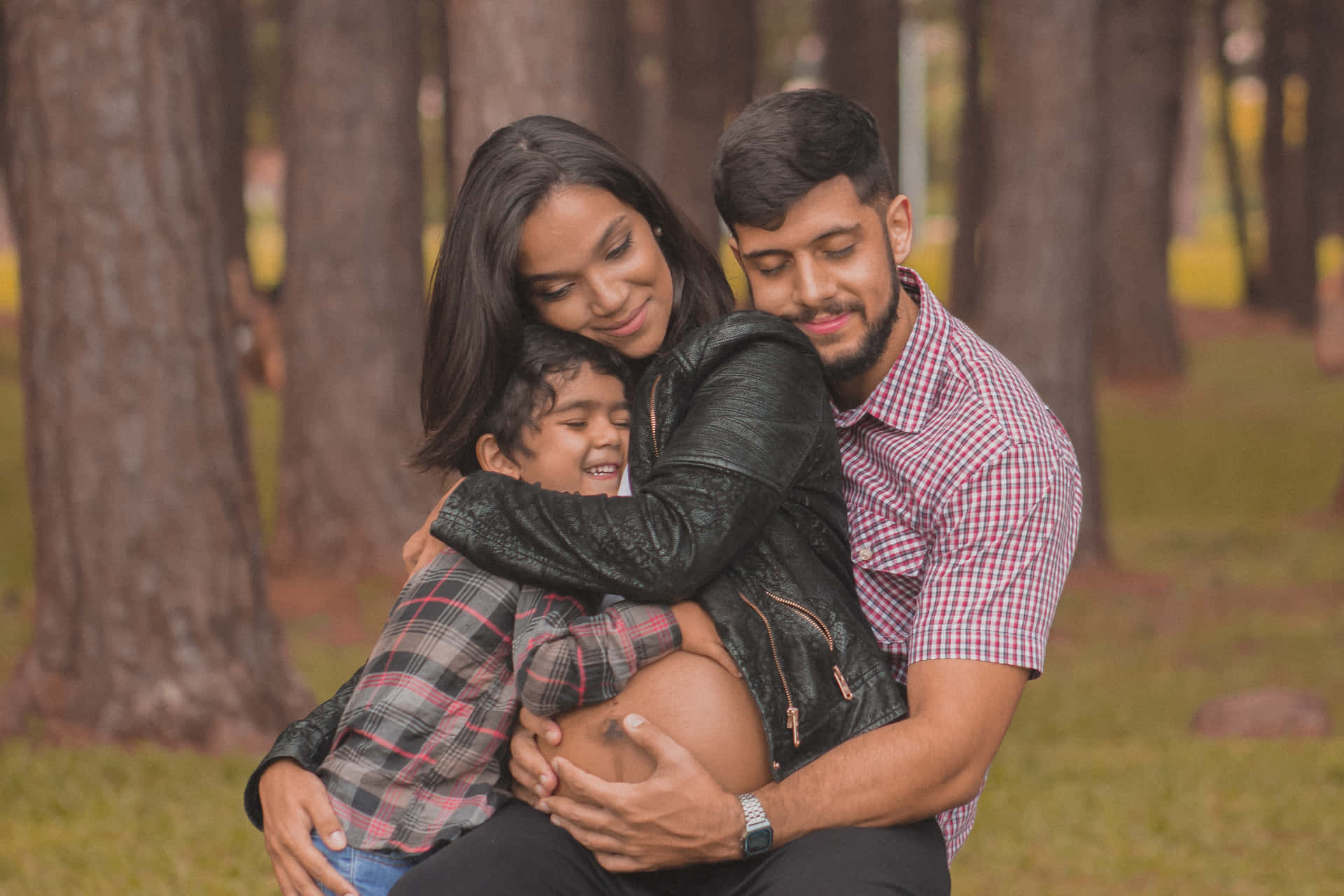 Dieserperfekte Moment – Ein Premium-familienporträt
