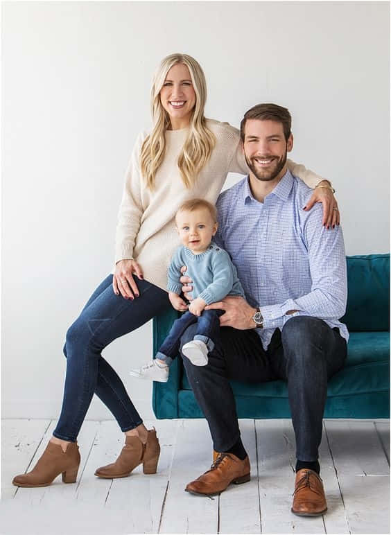 A picture-perfect family portrait Wallpaper