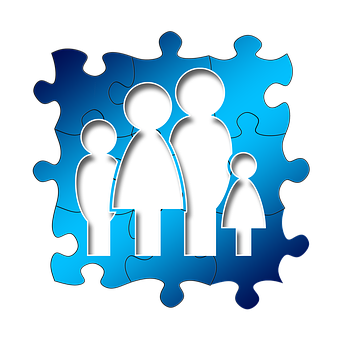 Family Puzzle Unity Concept PNG