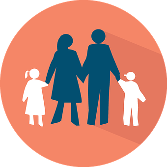 Family Silhouette Icon PNG