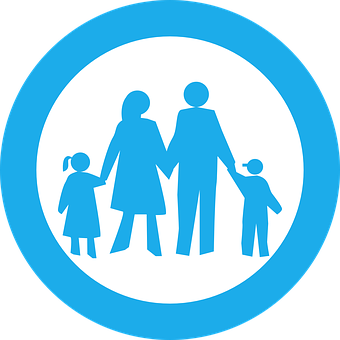 Family Silhouette Icon PNG