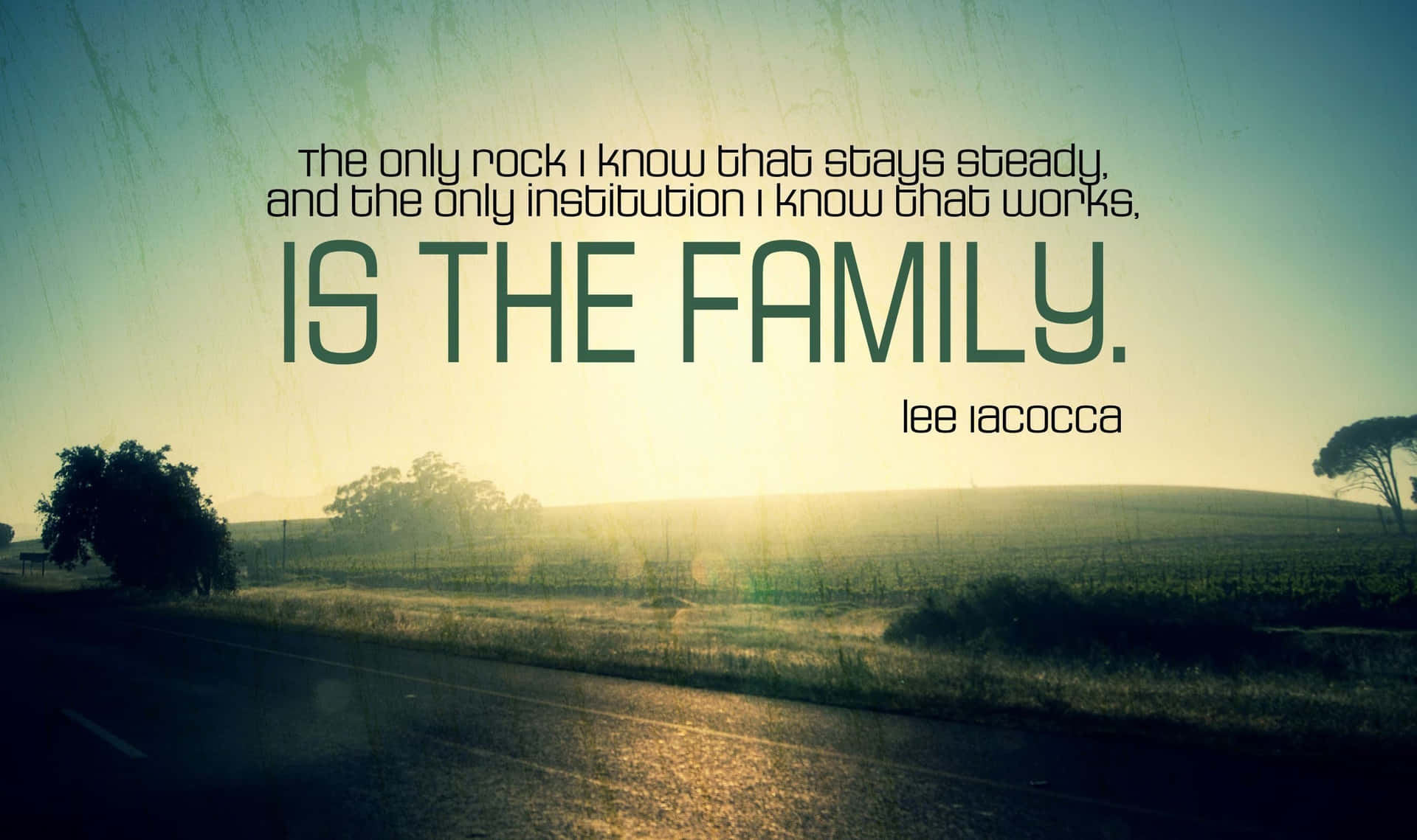 Family Strength Inspirational Quote Wallpaper