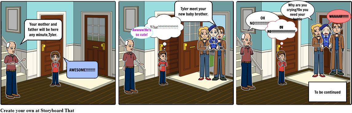 Family_ Introduction_ Comic_ Strip PNG