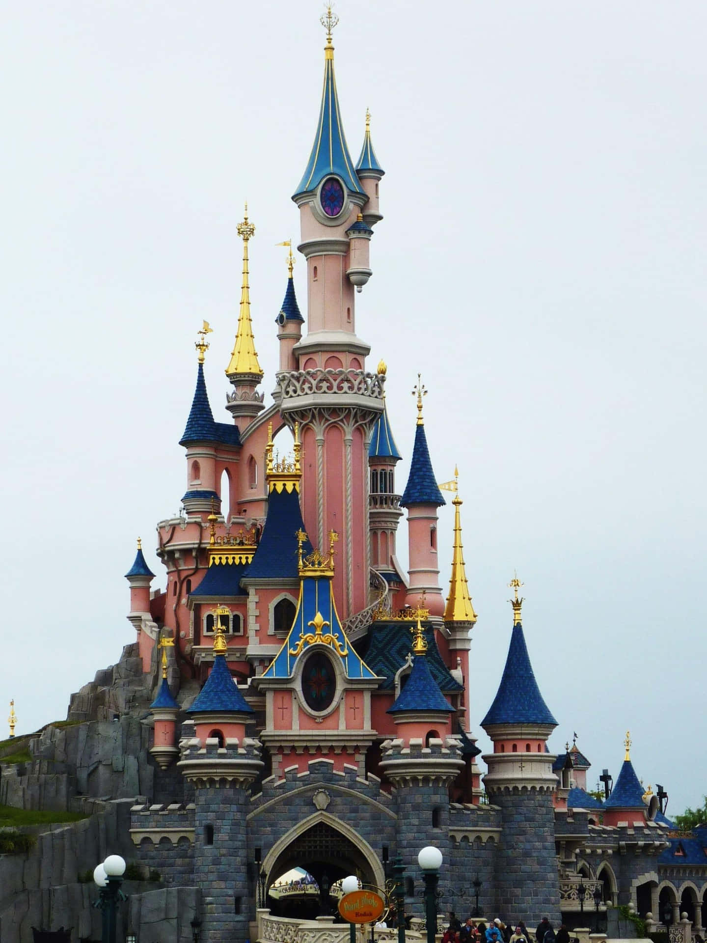 Castelofamoso No Disneyland Paris. Papel de Parede