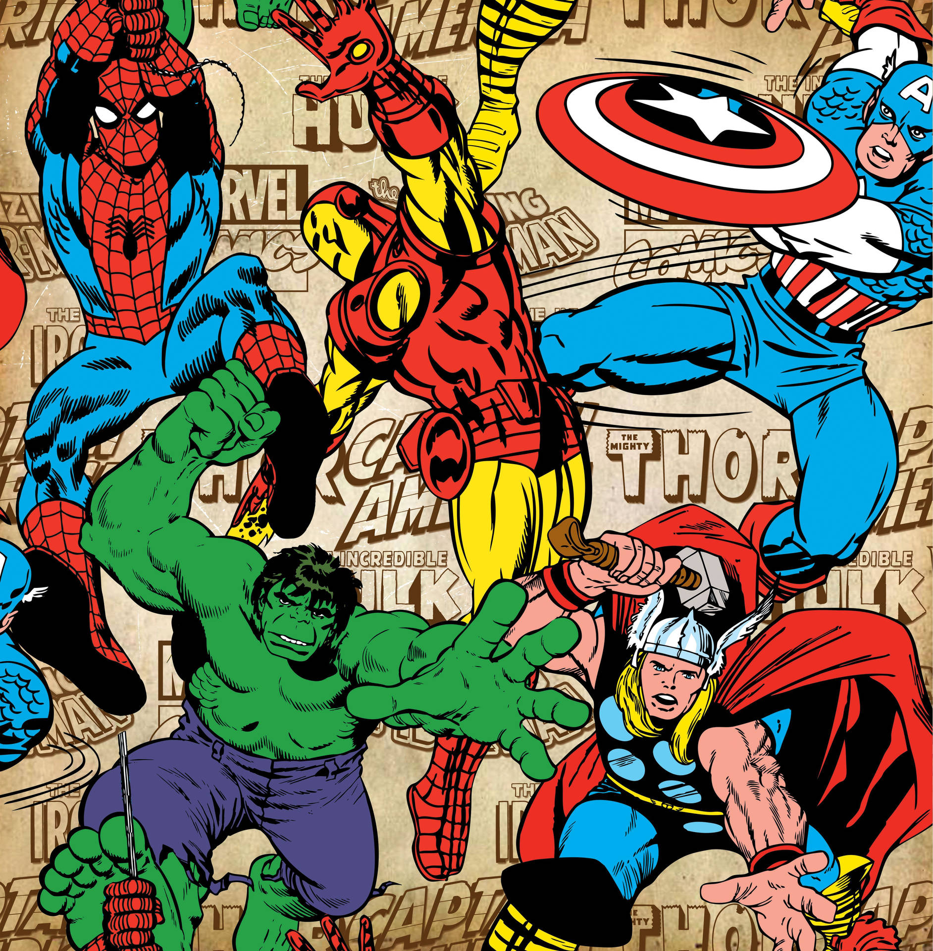 Famous Characters Comic Book Wallpaper