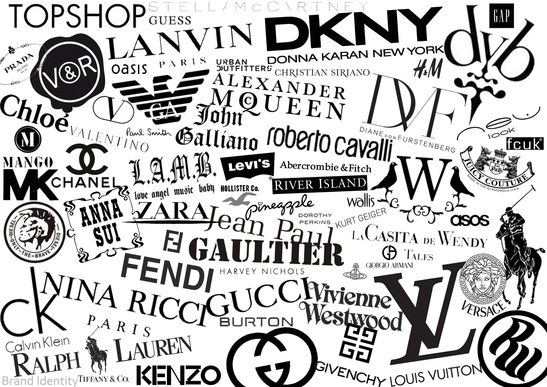 Famous Fashion Brands Wallpaper