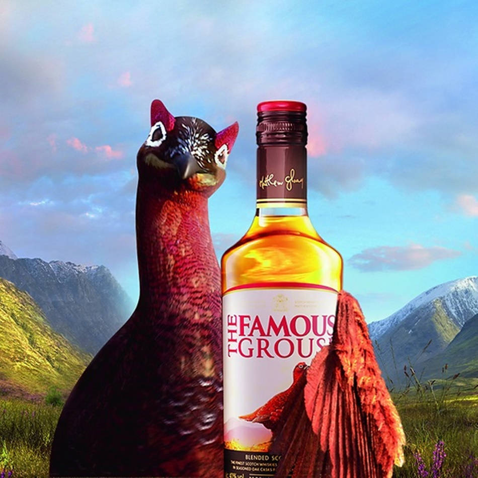 Uccellored Grouse Del Famous Grouse Sfondo