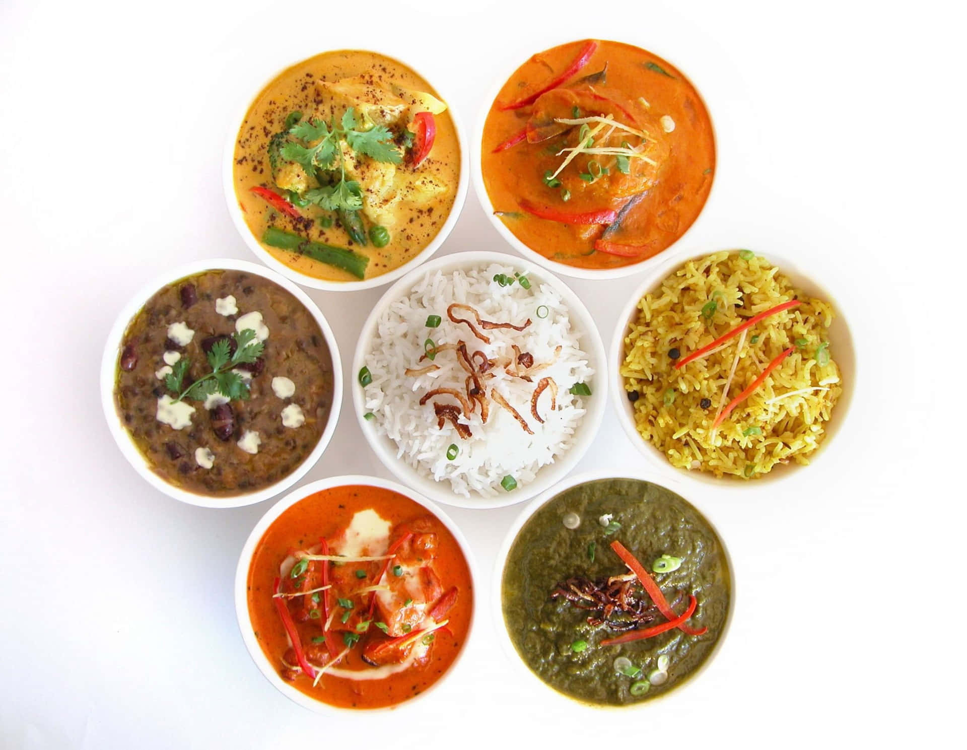 Famous Indian Food In Bowl Wallpaper