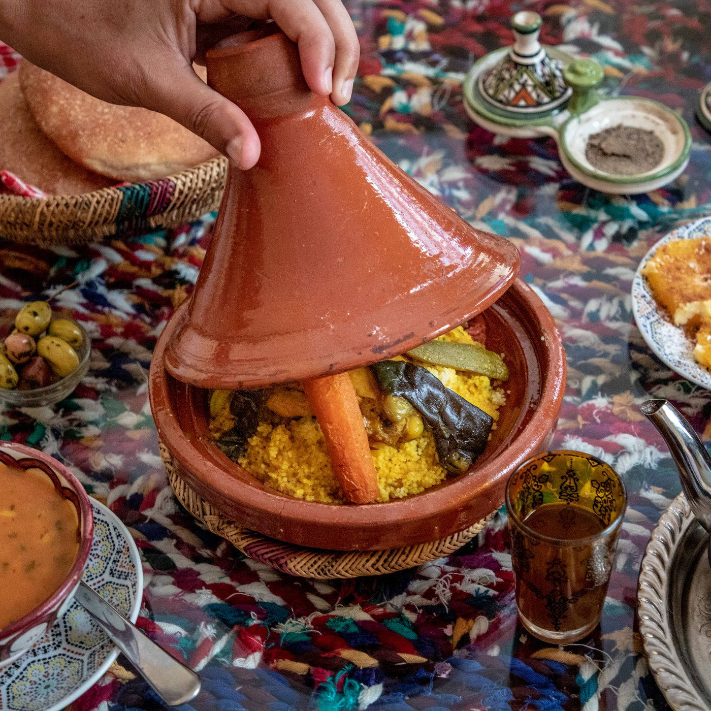 Berühmtesmarokkanisches Gericht Tajine Wallpaper
