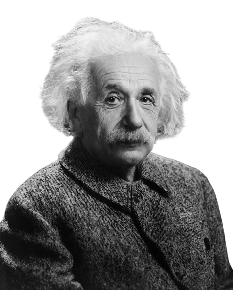 Albert Einstein - Black And White Photo