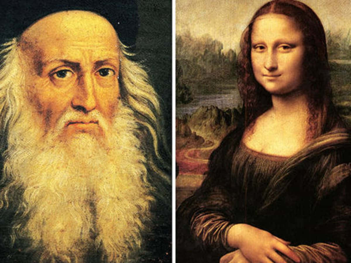 Two Paintings Of The Same Person, One With A Beard And The Other With A Beard