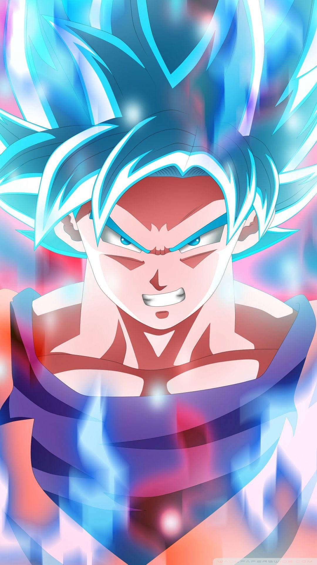 Fanart Blue Saiyan Son Goku Iphone Background