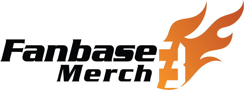 Fanbase Merch Logo Flame Design PNG