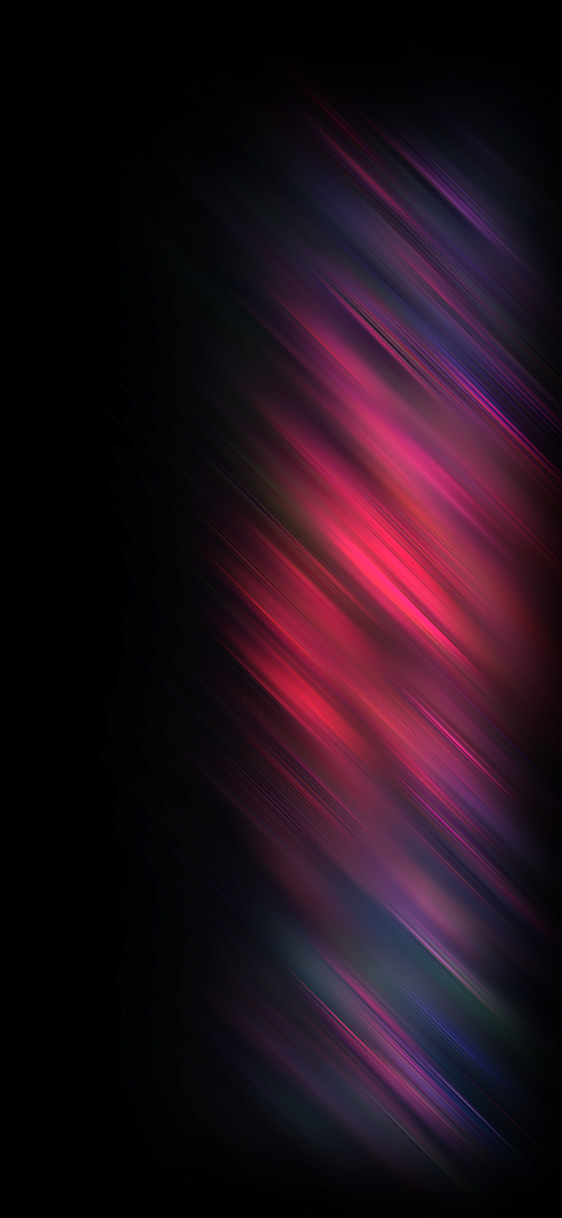 fancy Background — Vibrant diagonal streaks of magenta and purple light blur across a deep black background like cosmic energy.