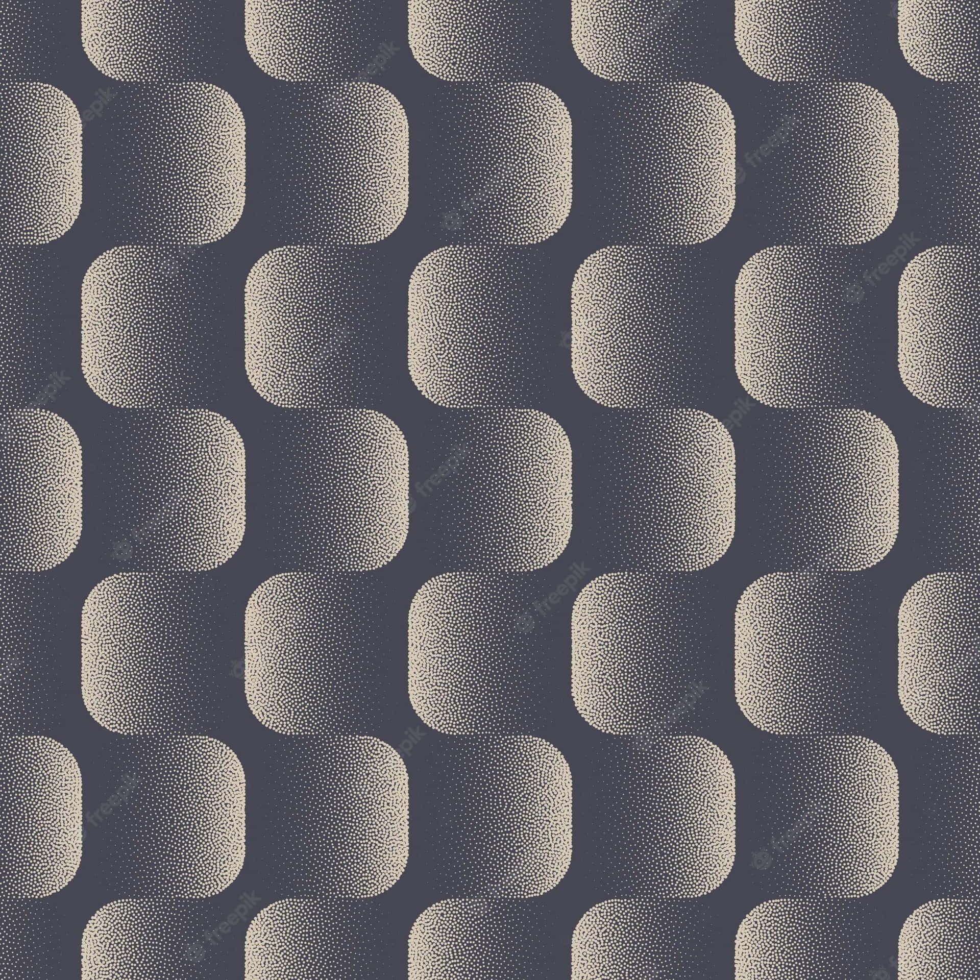 Fancy Wavy Gray Pattern Wallpaper