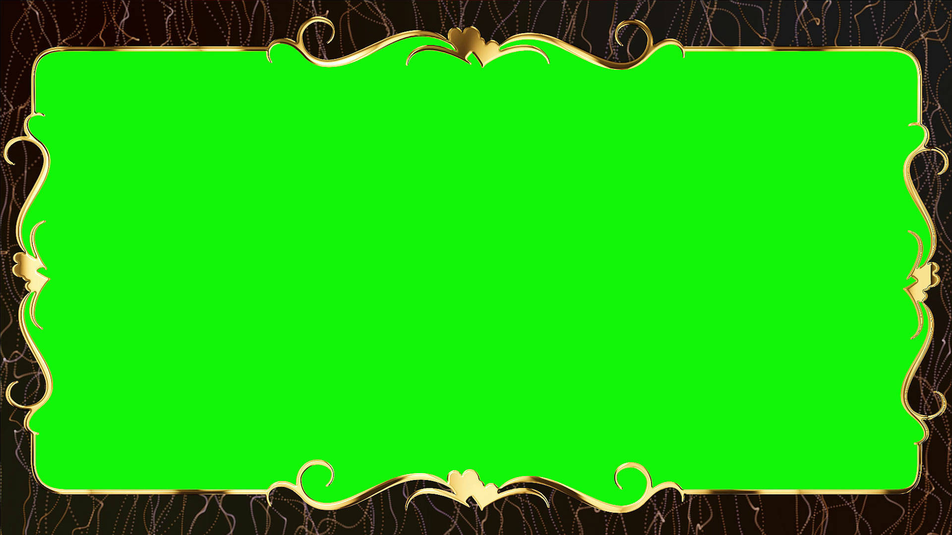 Fondode Pantalla Con Bordes Elegantes En Color Verde Fondo de pantalla