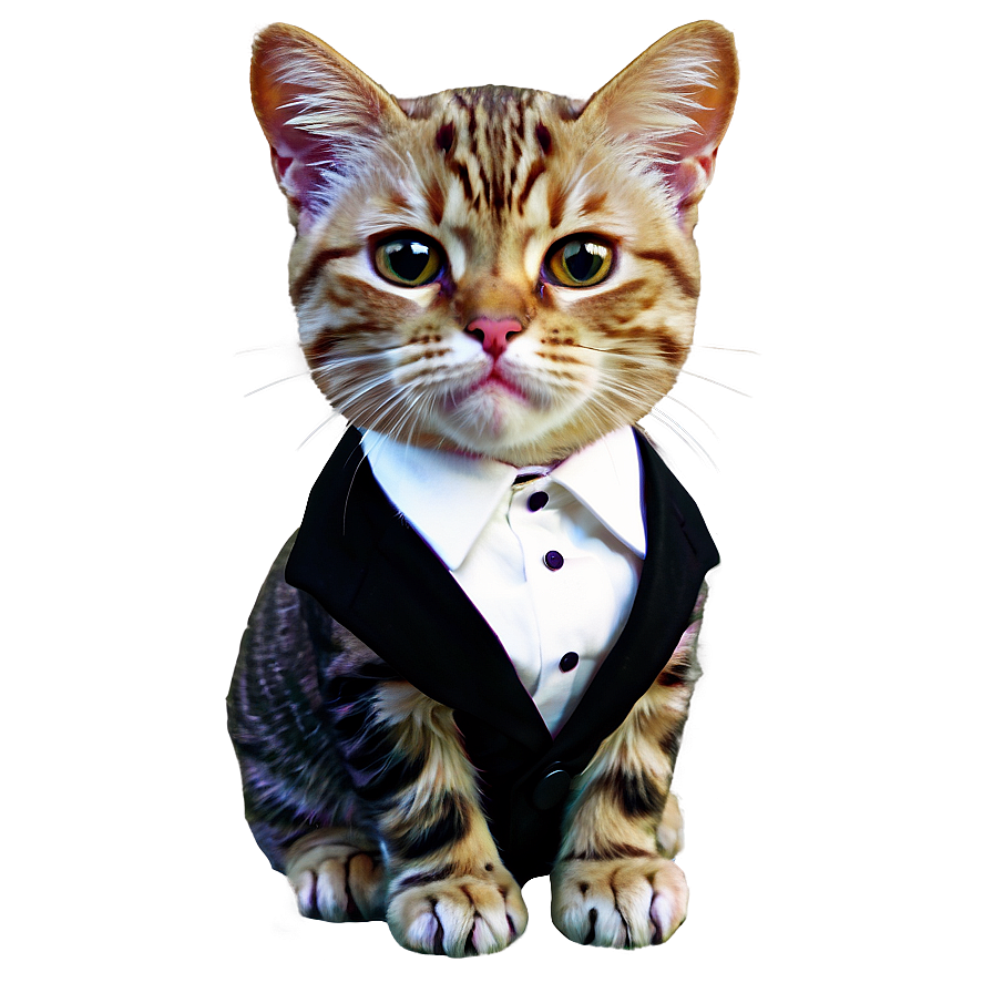 Fancy Cat Meme Png Wbk14 PNG