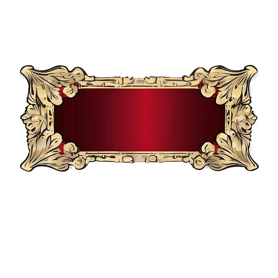 Fancy Frame For Certificate Png 06132024 PNG