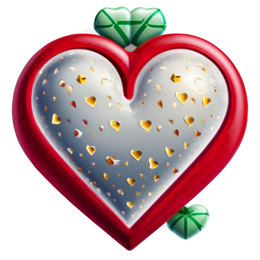 Fancy Heart Emoji Png Design Ekv26 PNG