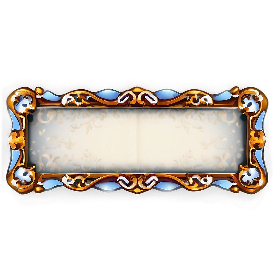 Fancy Name Plate Png 06122024 PNG