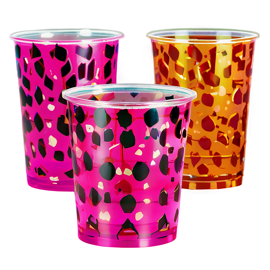 Fancy Plastic Cup Png 06132024 PNG