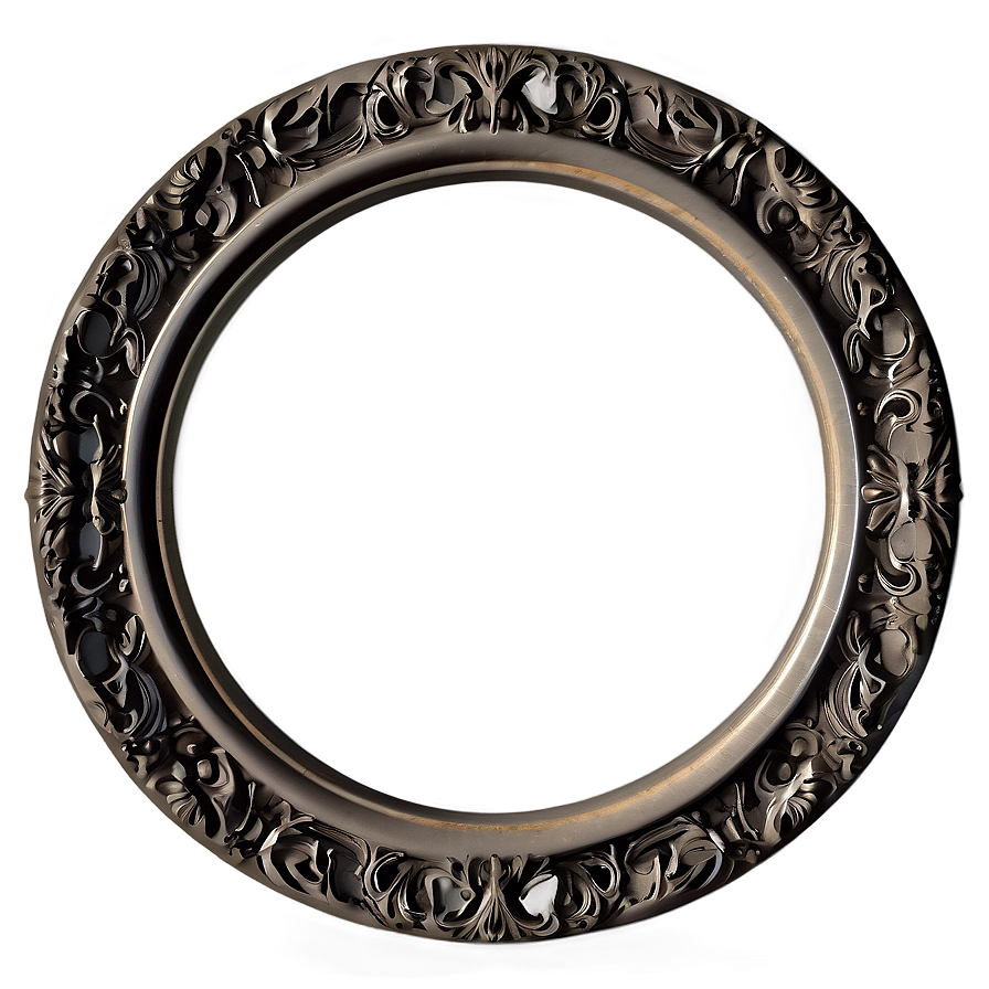 Fancy Round Frame Png Cgy PNG