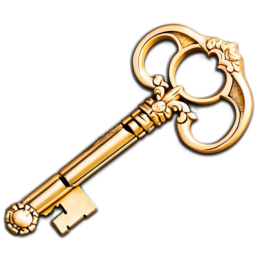 Fancy Skeleton Key Graphic Png Jpk PNG