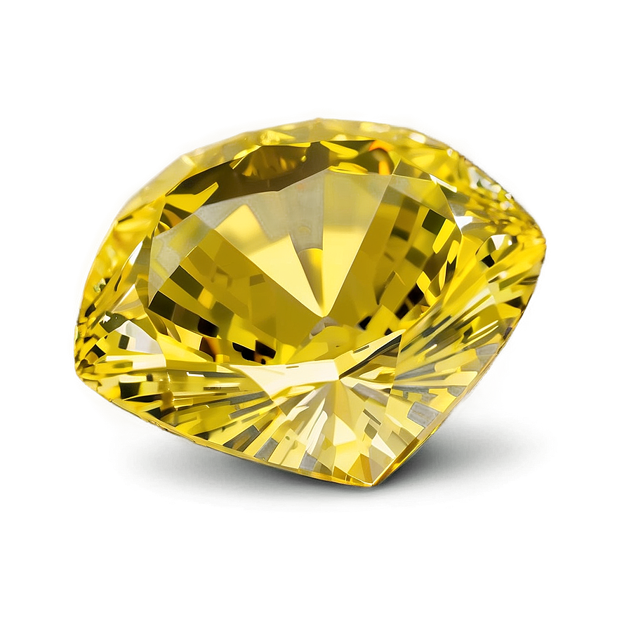 Fancy Yellow Diamond Gem Png Oyo16 PNG