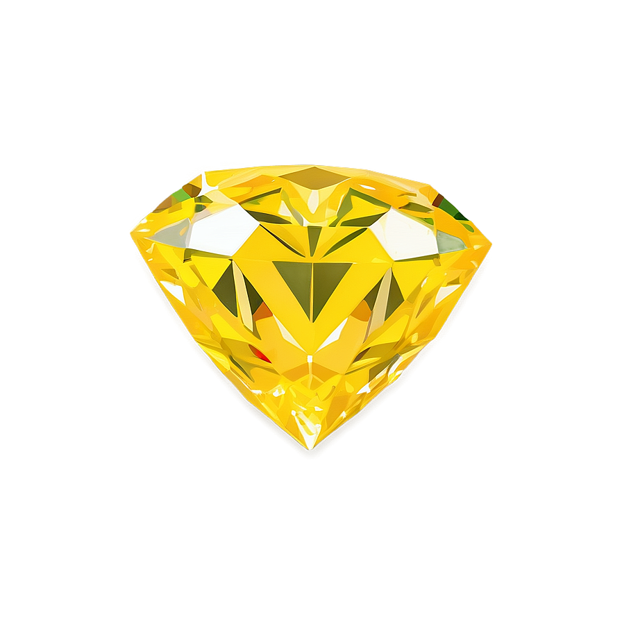 Fancy Yellow Diamond Png 05032024 PNG