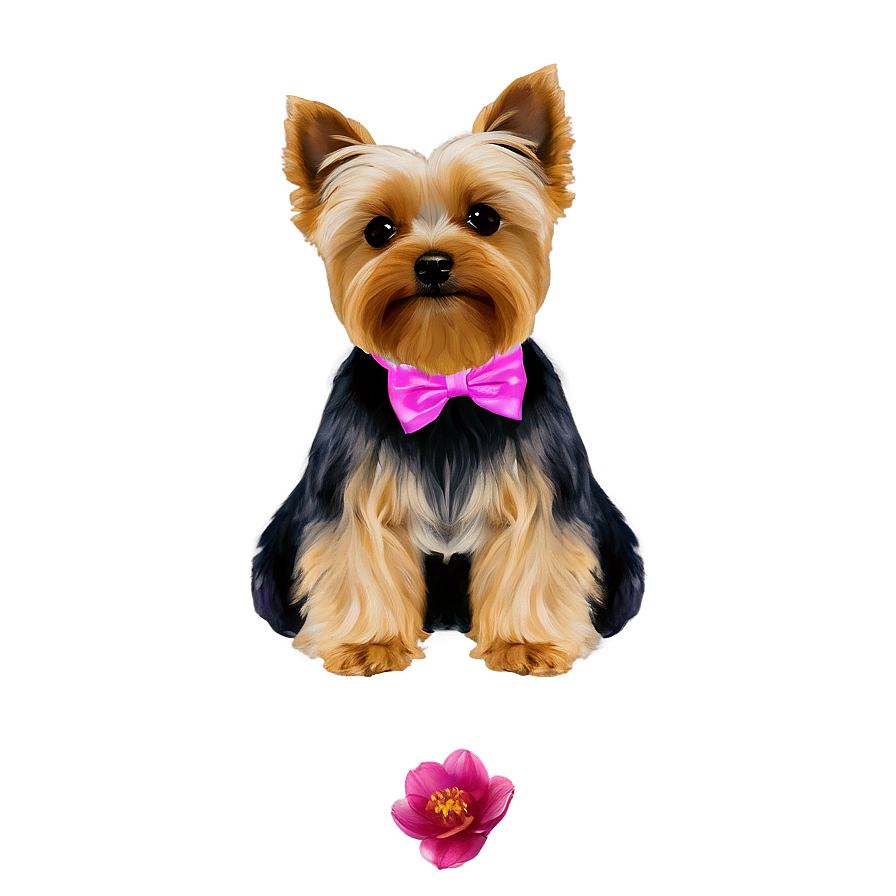 Download Fancy Yorkie Png Ges | Wallpapers.com