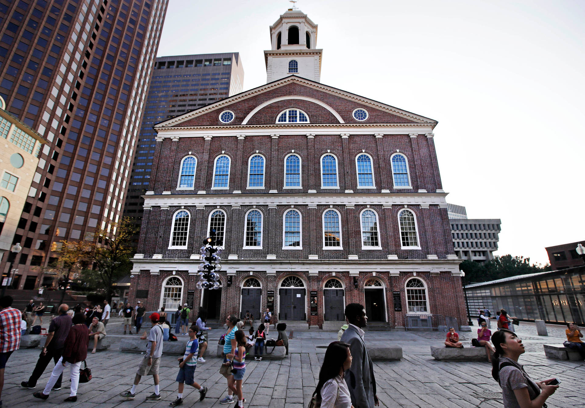 Faneuil Hall Building Facade Background