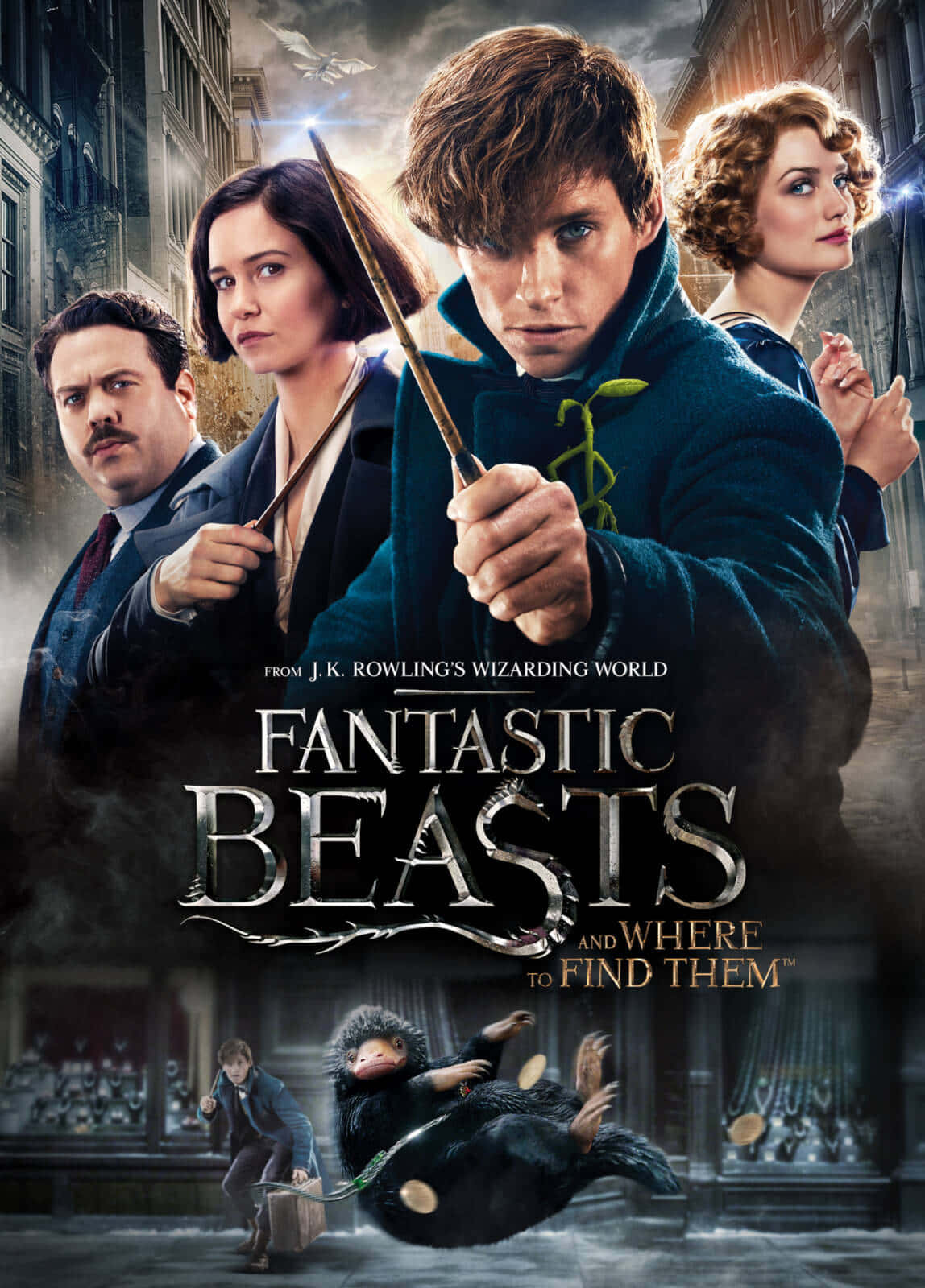 Fantastic Beasts, Newt Scamander, and a Magical Encounter Wallpaper