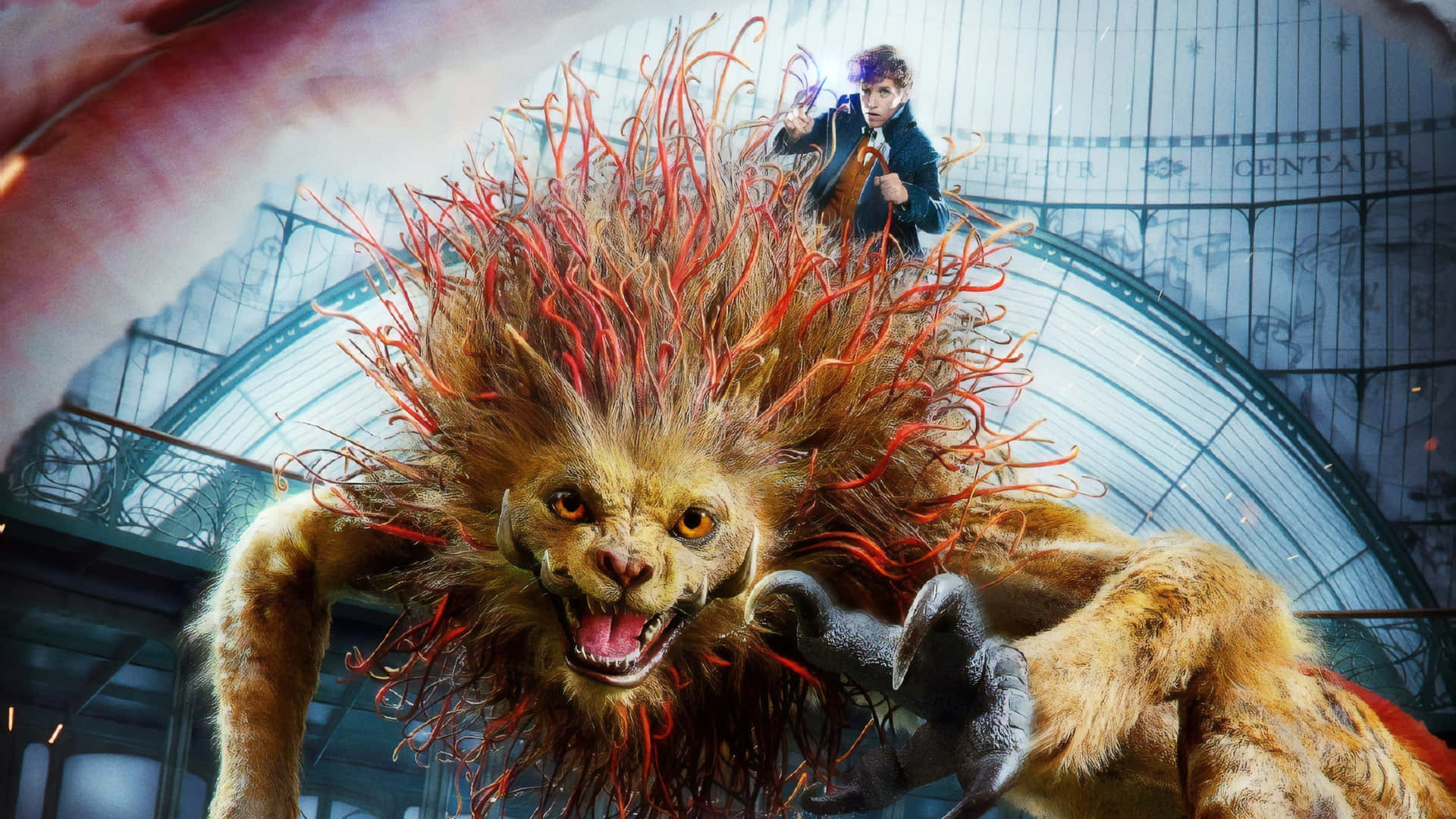 Enchanting Fantastic Beasts Scene Wallpaper