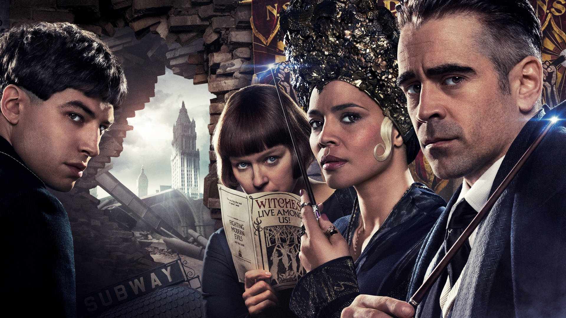 Fantastic Beasts And Where To Find Them Colin Farrell Wallpaper