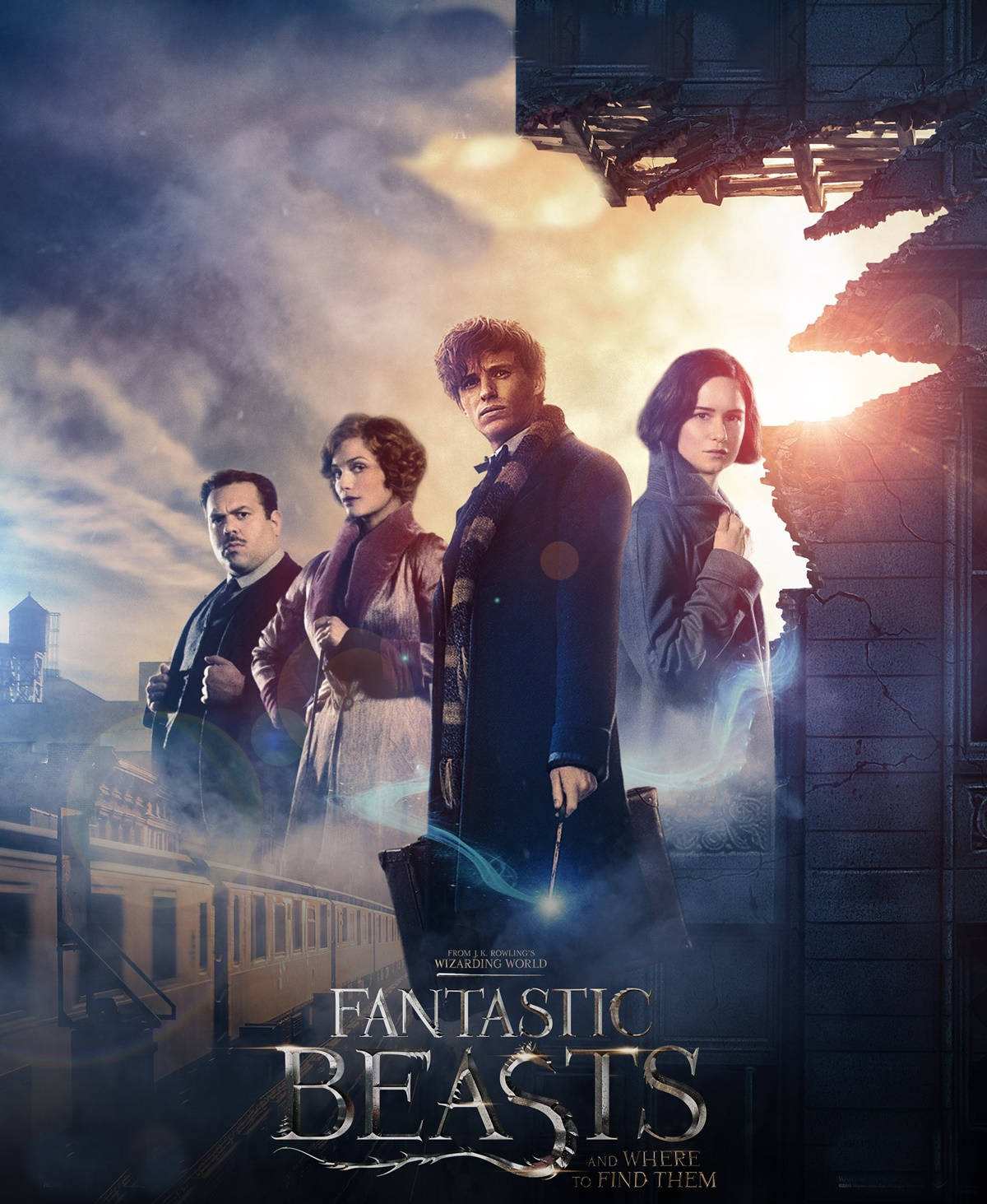 Fantastic Beasts And Where To Find Them Damaged Building Poster Wallpaper